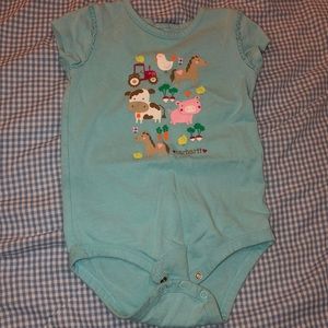 CARHARTT TODDLER FARM ANIMALS ONESIE